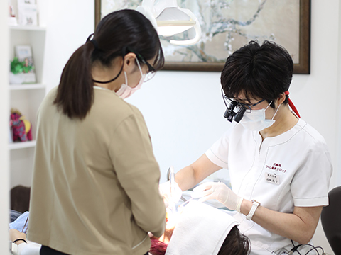 治療中の1シーン